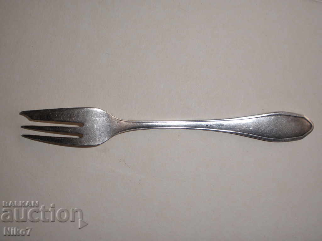 Παλιό [δεκαετία 1920], επάργυρο πιρούνι για κέικ. με τιμή 9.99 BGN | € 5.11