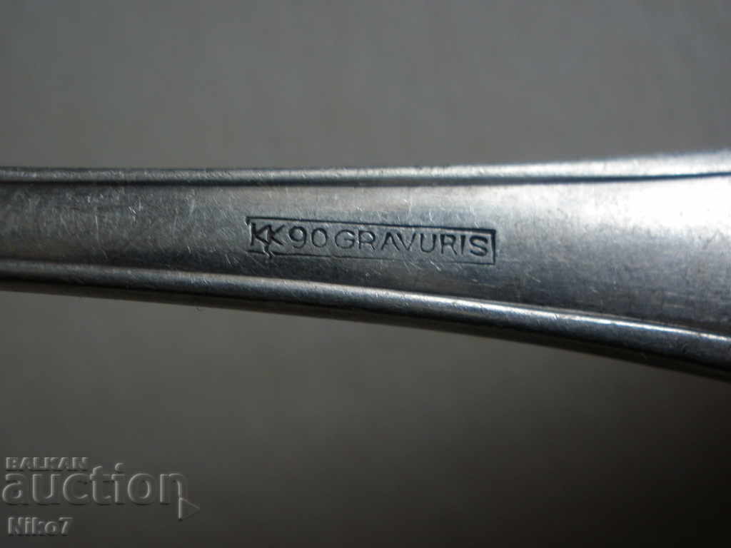 Δημοπρασία Παλιό [δεκαετία 1920], επάργυρο πιρούνι για κέικ.