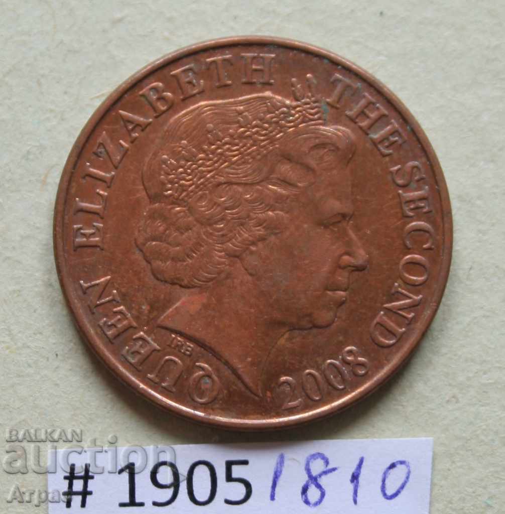 2 пенса 2008   Джърси с цена € 0.72 | 1.41 лв.