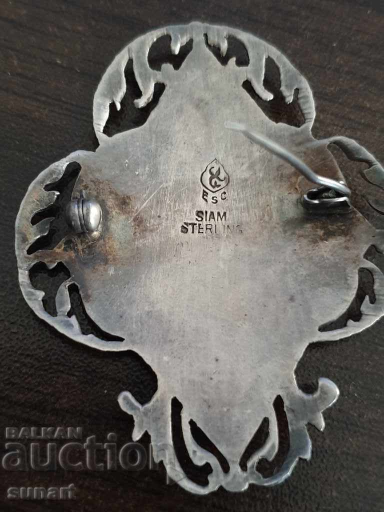 OLD BROWN ASIA SIAM SILVER NIELO MARKED STERLING SIAM with price 150.00 BGN | € 76.69 OLD BROWN ASIA SIAM SILVER NIELO MARKED STERLING SIAM with price 150.00 BGN | € 76.69
