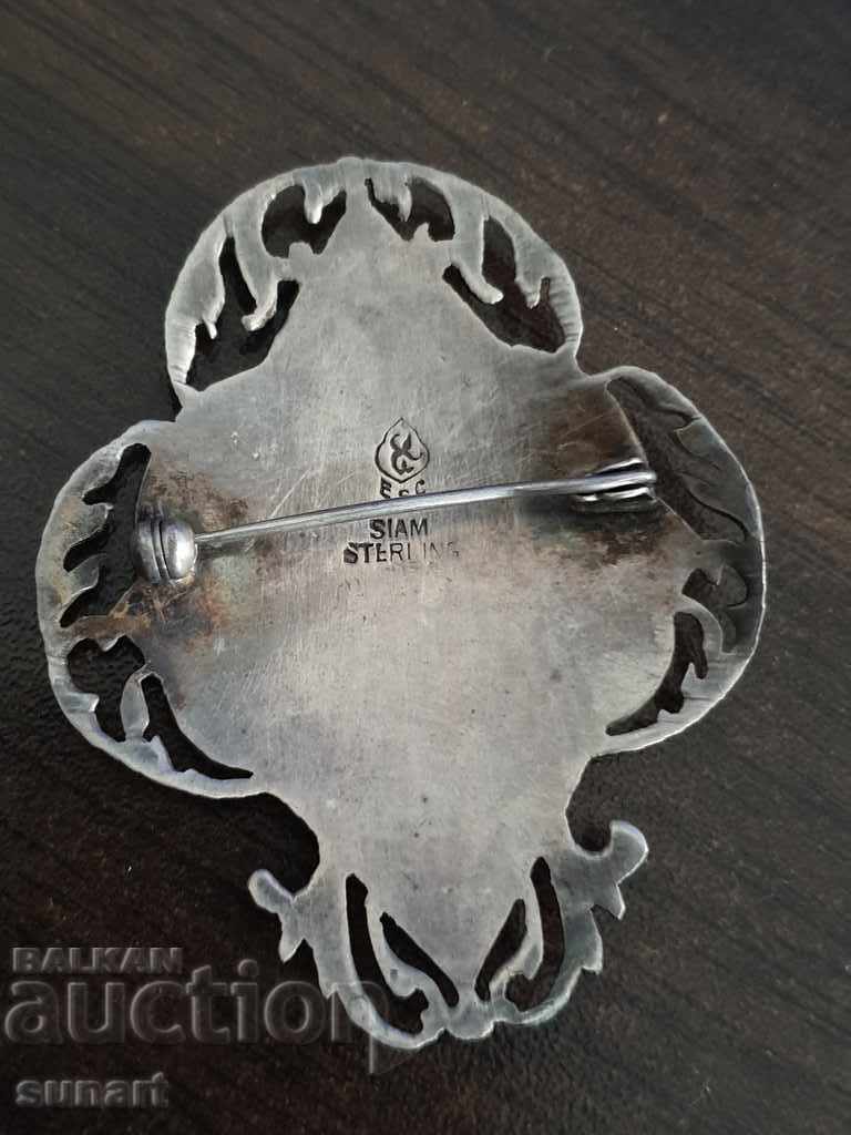 Auction OLD BROWN ASIA SIAM SILVER NIELO MARKED STERLING SIAM Auction OLD BROWN ASIA SIAM SILVER NIELO MARKED STERLING SIAM