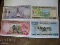 MI6MA6 - Set de bancnote din Rwanda