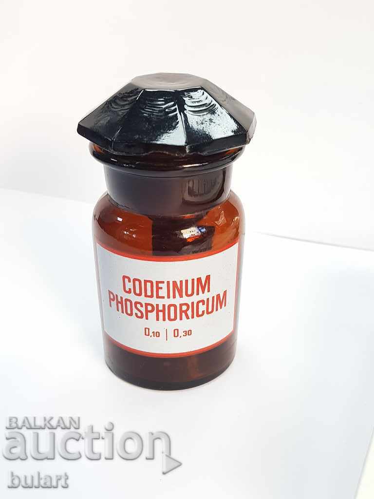 Sticla de medicină pentru medicină Codeinum