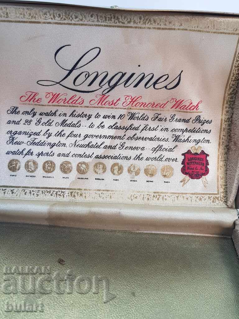 Auction Old Longines box Auction Old Longines box
