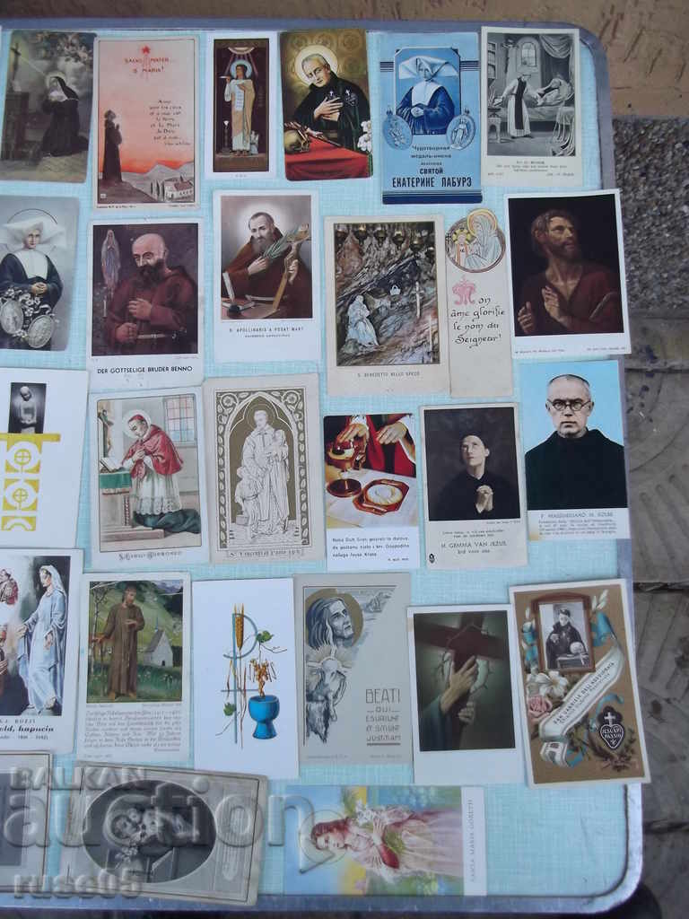 Delivery of Lot of 53 old church cards Delivery of Lot of 53 old church cards