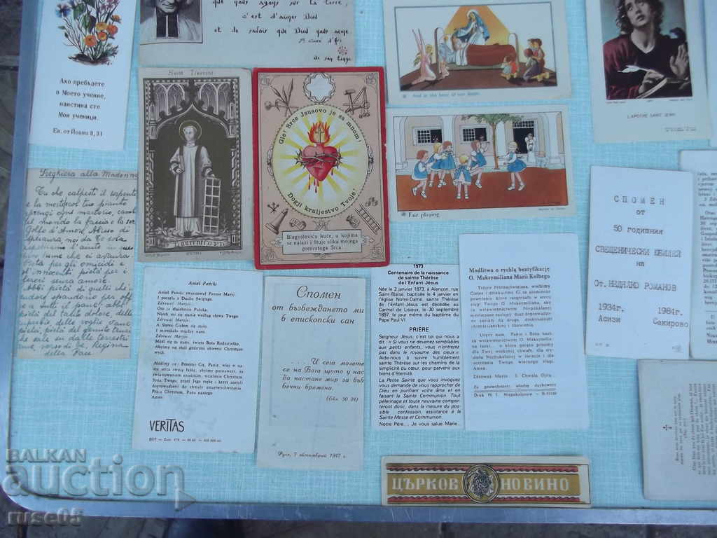 Lot of 53 old church cards - 5 Lot of 53 old church cards - 5