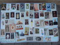 Lot of 53 old church cards
