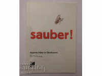 1995 Sauber! Hygiene in Bavaria - German