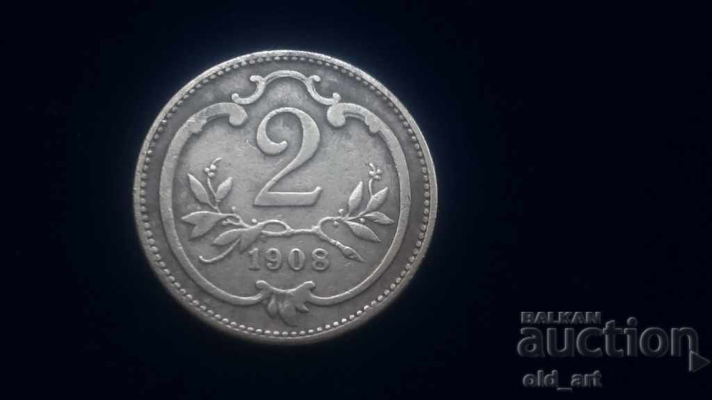 Δημοπρασία Κέρμα - Αυστρία, 2 Heller 1908