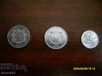 Андора: 3 монети 1 СЕНТИМ 2002 година (UNC)