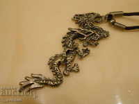 Necklace with Dragon Pendant Chinese characters