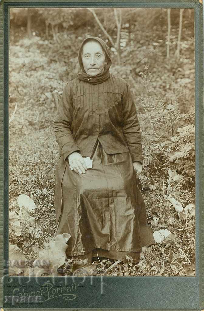 OLD PHOTOGRAPHY - CARDBOARD - 1889