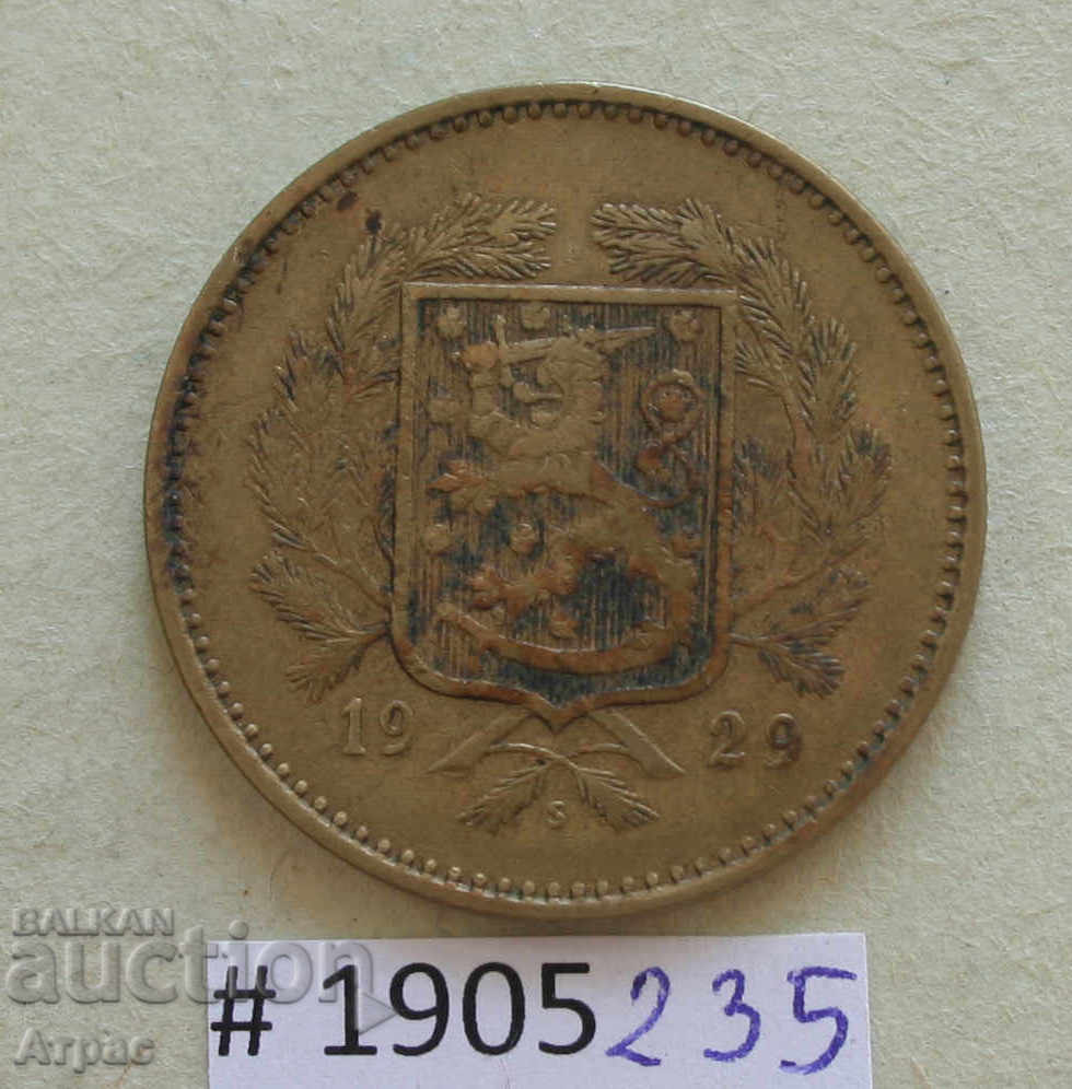 10 marca 1929 Finlanda - monedă rară cu preț € 7.16 | 14.00 BGN