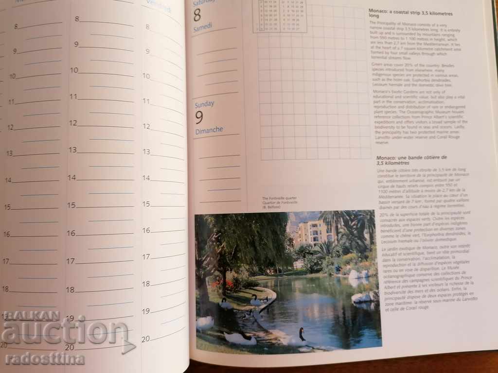 Delivery of Euro diary Council of Europe 1995 new Delivery of Euro diary Council of Europe 1995 new