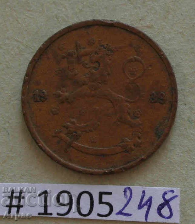 5 bani 1939 Finlanda Monedă de cupru cu preț € 0.77 | 1.51 BGN 5 bani 1939 Finlanda Monedă de cupru cu preț € 0.77 | 1.51 BGN