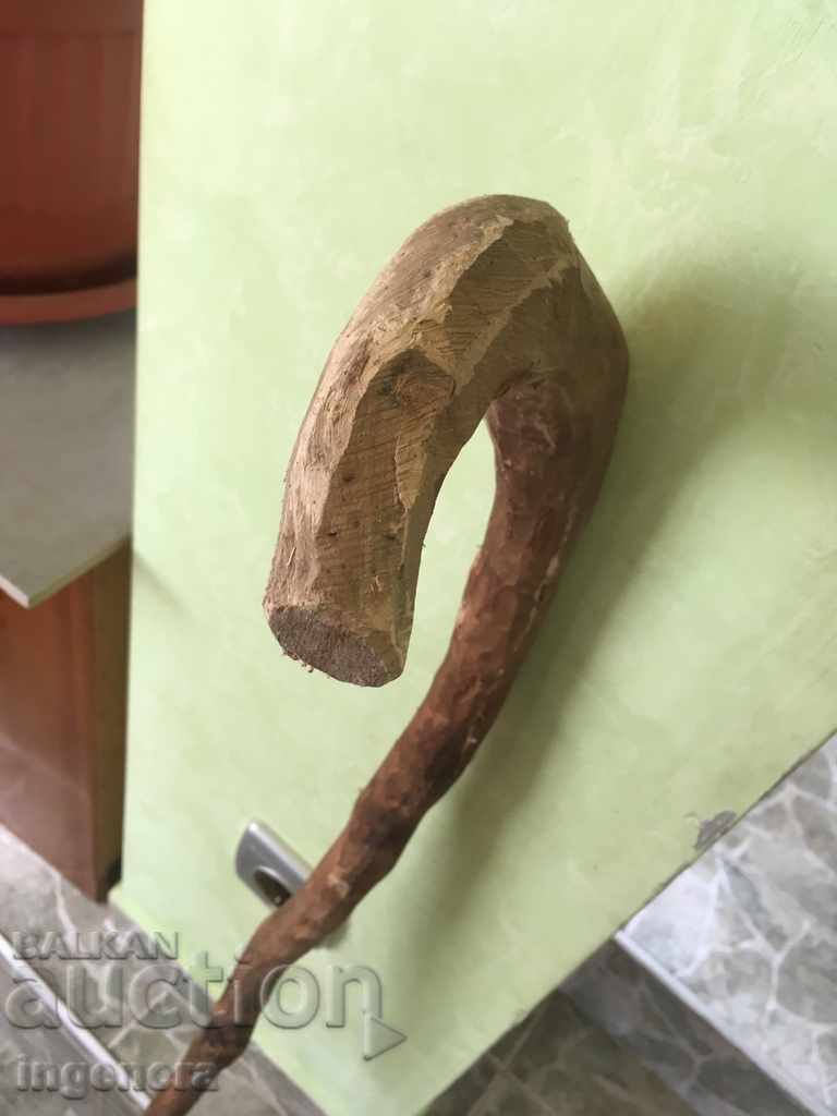 Auction CANE OLD GEGA NATURAL WOOD CARVED BY NATURE Auction CANE OLD GEGA NATURAL WOOD CARVED BY NATURE