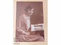 СТАРА ФОТОГРАФИЯ - КАРТОН - ГОЛЯМА - 0408