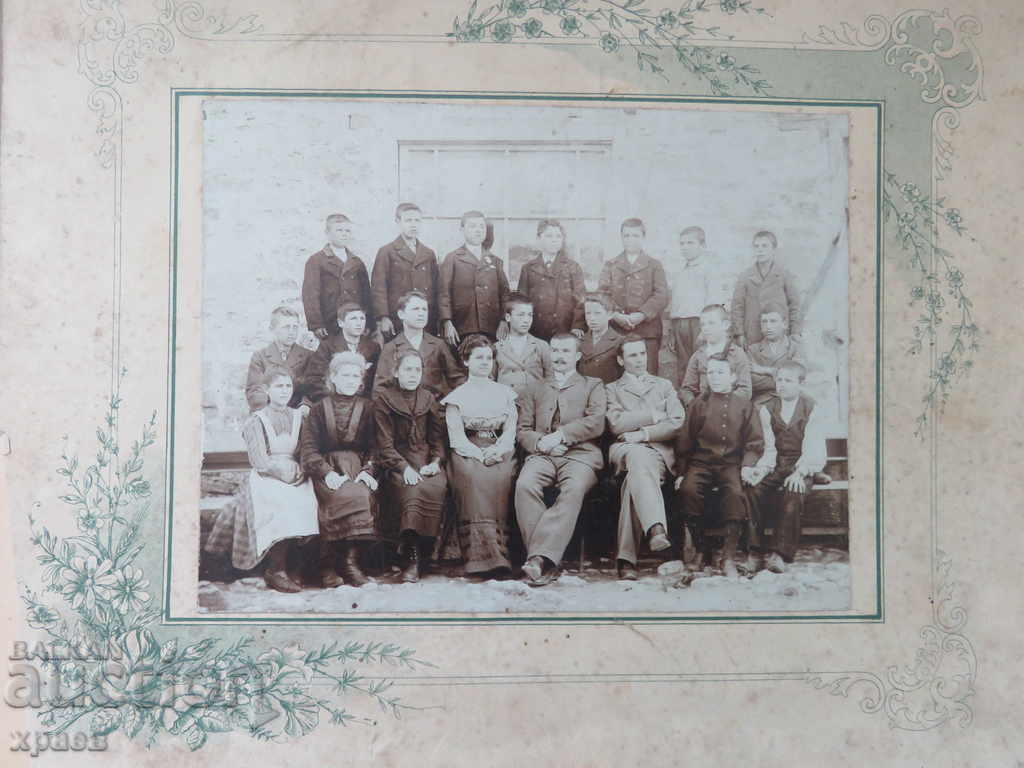 СТАРА ФОТОГРАФИЯ - КАРТОН - ГОЛЯМА - 0419