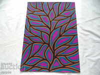 WOOD - LETTER - TEMPERA