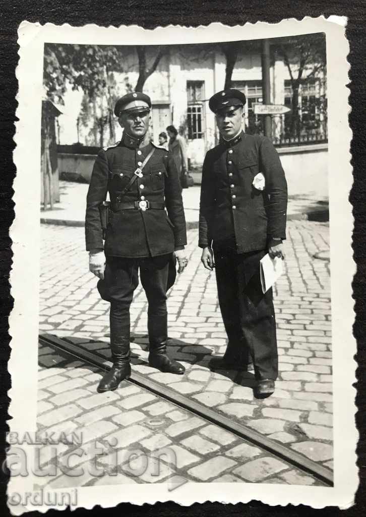 1141 Regatul Bulgariei uniformat ofițer de poliție Sofia 1941.