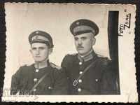 1145 Царство България униформени полицаи 40-те г.фото Zrak
