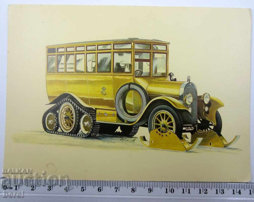 Auction COLOR CARDS-Scania 1923-RETRO CARS- PHOTOS Auction COLOR CARDS-Scania 1923-RETRO CARS- PHOTOS