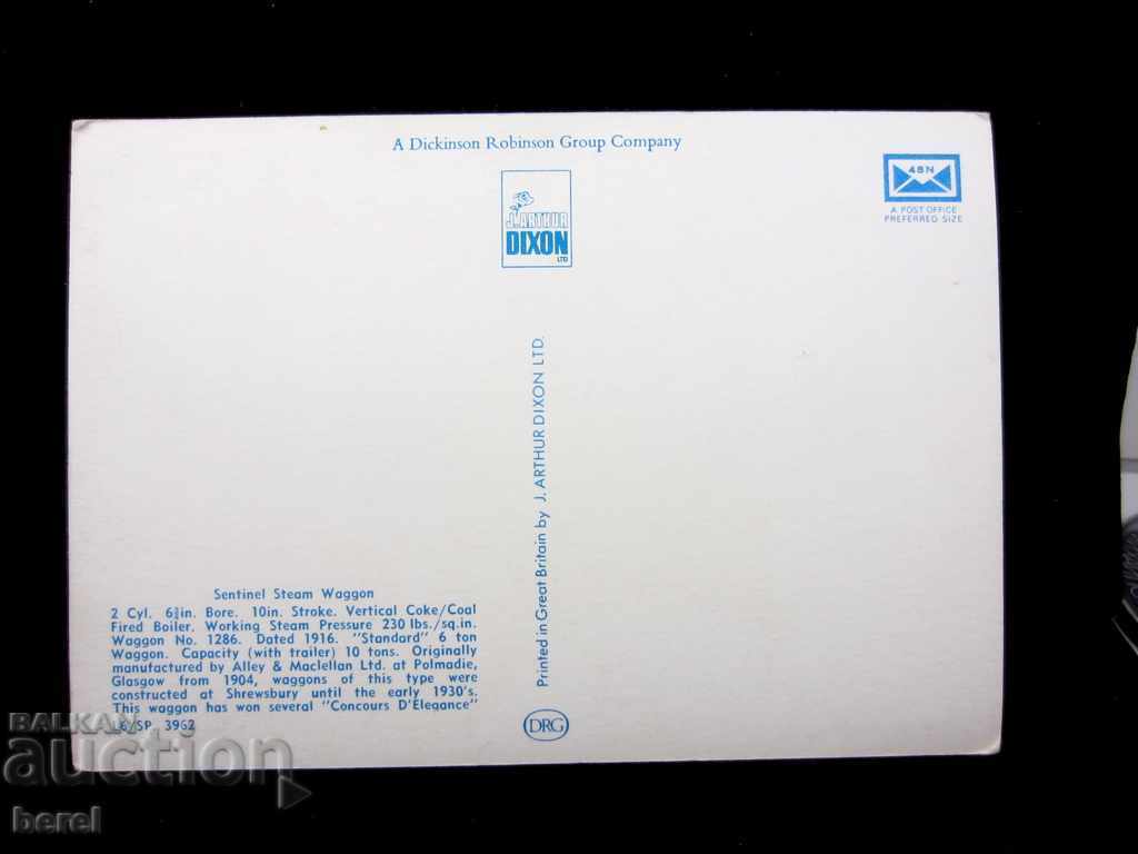 COLOR CARDS-Sentinel Steam Waggon-Retro Cars with price 1.90 BGN | € 0.97 COLOR CARDS-Sentinel Steam Waggon-Retro Cars with price 1.90 BGN | € 0.97