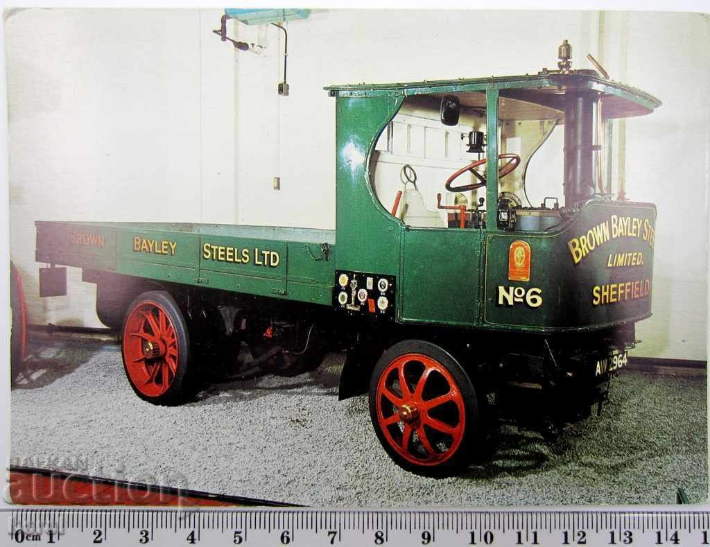 Auction COLOR CARDS-Sentinel Steam Waggon-Retro Cars Auction COLOR CARDS-Sentinel Steam Waggon-Retro Cars