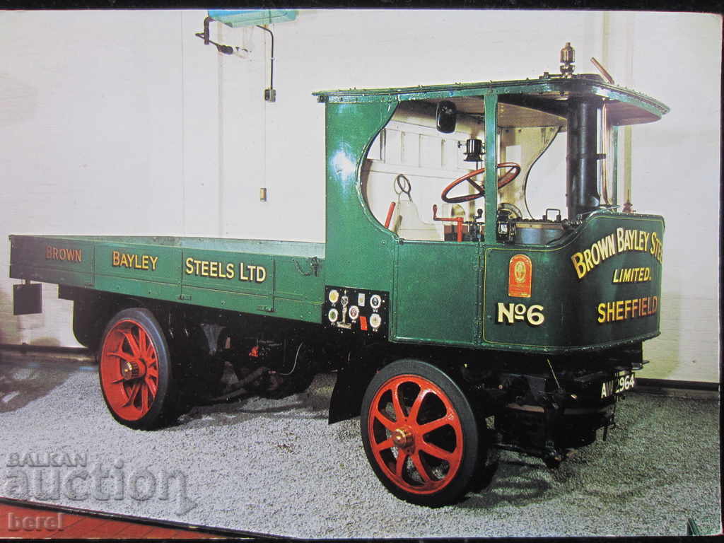 Delivery of COLOR CARDS-Sentinel Steam Waggon-Retro Cars Delivery of COLOR CARDS-Sentinel Steam Waggon-Retro Cars