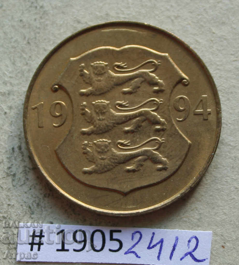 5 coroane 1994 Pestonia Estoniei cu preț € 3.07 | 6.00 BGN