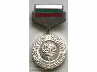 27215 Bulgaria Award Badge Earned silver plated email