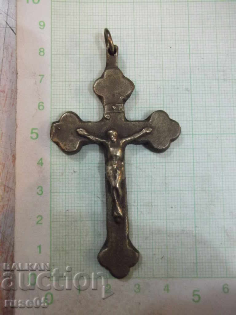 Cruce cu bronz de răstignire - 30,15 gr.