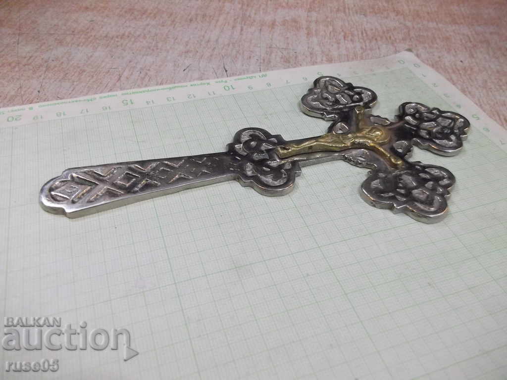 Auction  Medical Steel Cross and Crucifixion of Bronze - 153.78 g.