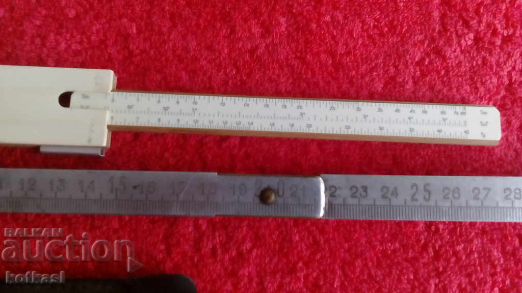 Delivery of Old logarithmic ruler leather case Leningrad 1964 Delivery of Old logarithmic ruler leather case Leningrad 1964