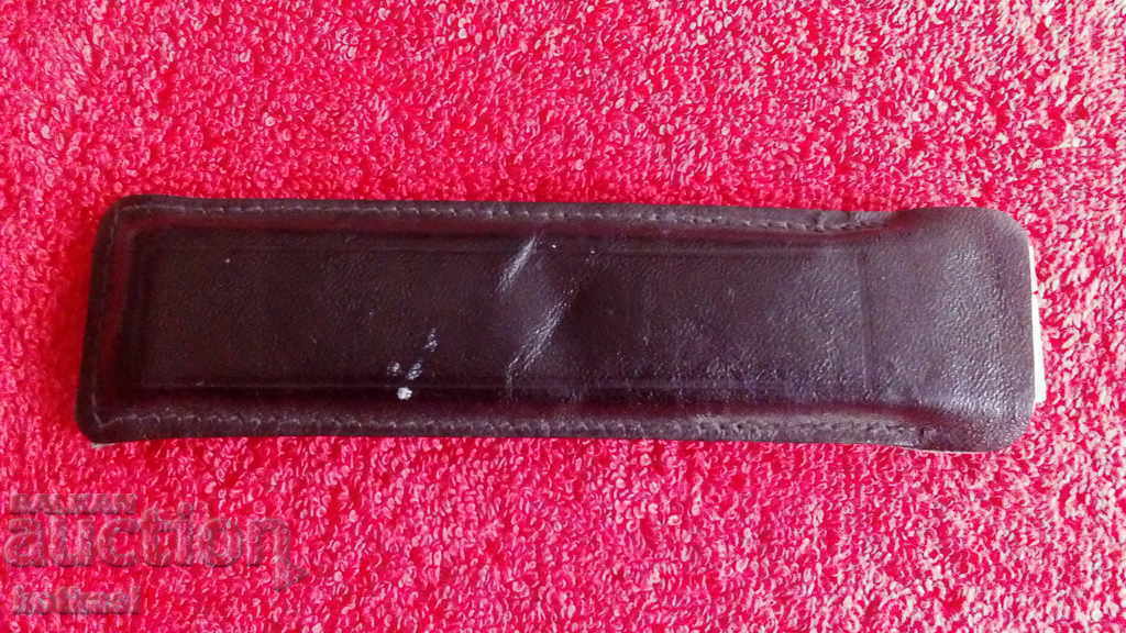 Old logarithmic ruler leather case Leningrad 1964 - 6 Old logarithmic ruler leather case Leningrad 1964 - 6