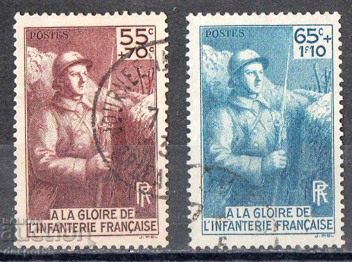 1938. Франция. Благотворителни марки.