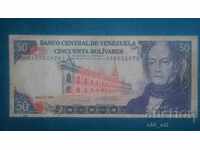 Bancnotă 50 bolivari 1990 Venezuela