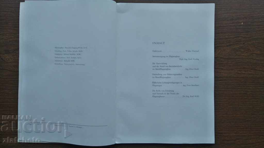 Henschel Heft. Uzina de avioane WR2 RRR cu preț 200.00 BGN | € 102.26