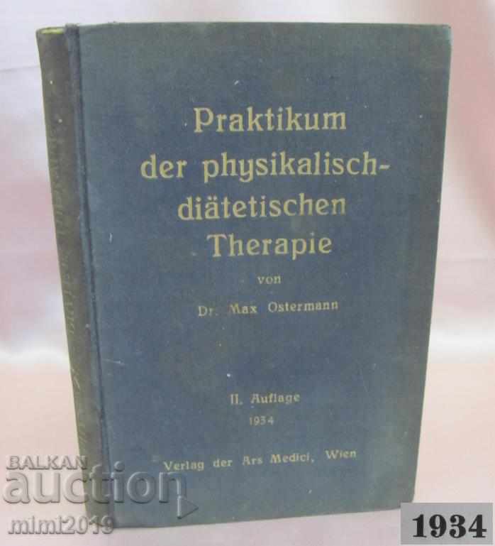 1934. Carte medicală Fizioterapie Germania