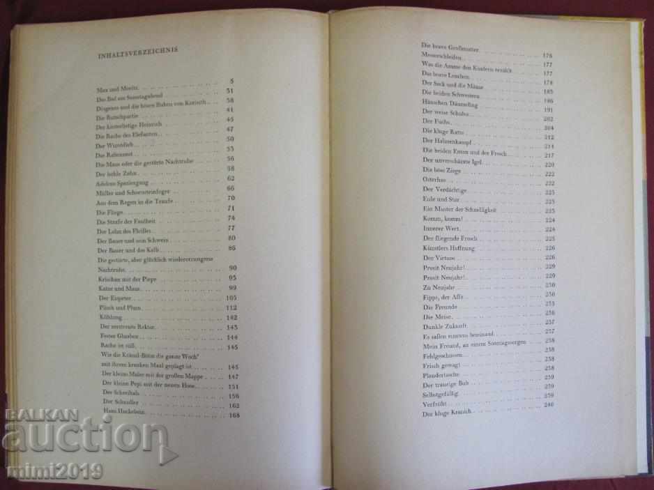 Old Wilhelm Busch Children's Book - 7