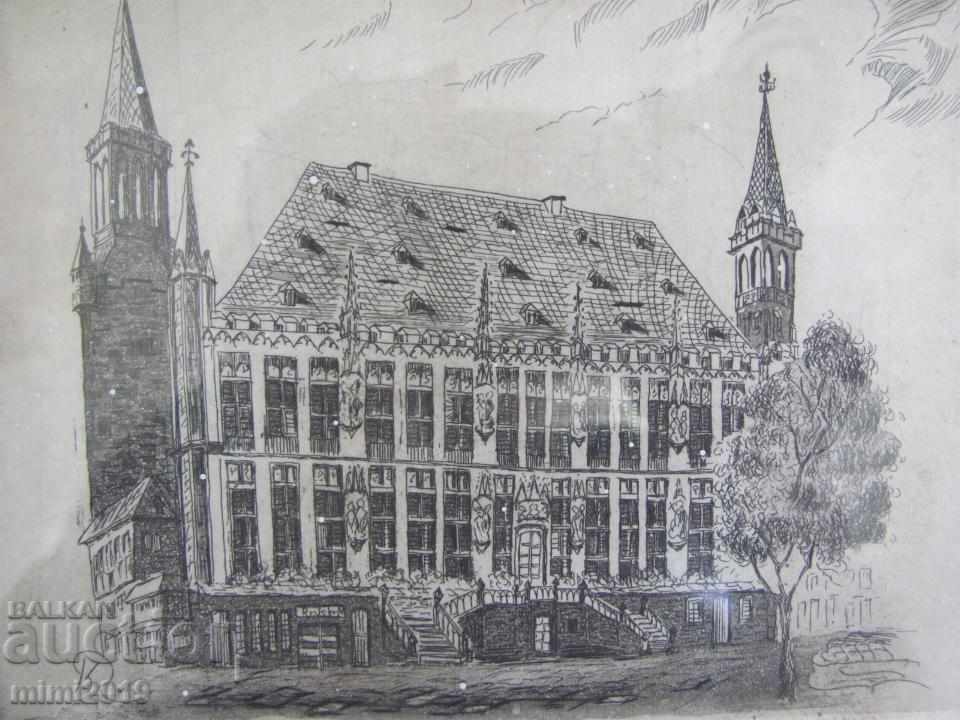 19th Century Old Original Engraving Signed with price 150.00 BGN | € 76.69 19th Century Old Original Engraving Signed with price 150.00 BGN | € 76.69