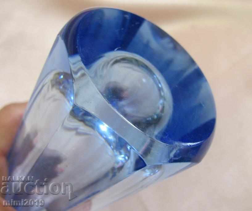 Old Crystal Vase handmade - 6 Old Crystal Vase handmade - 6