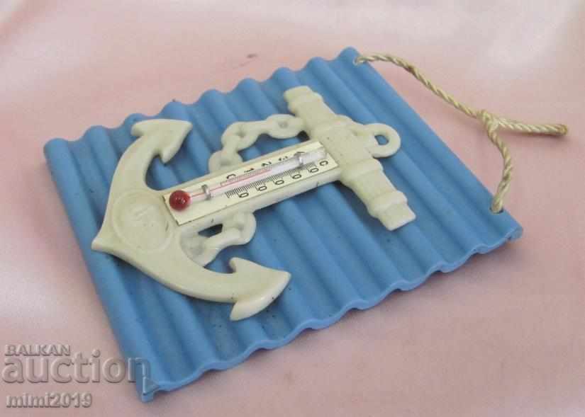 Auction 60s Alcohol Thermometer Navy Anchor Bakilite Auction 60s Alcohol Thermometer Navy Anchor Bakilite