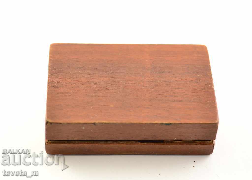 Delivery of WOODEN BOX WITH INLAY for 2 matches - KINGDOM OF BULGARIA Delivery of WOODEN BOX WITH INLAY for 2 matches - KINGDOM OF BULGARIA