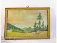 Pictură, vopsele tempera pe carton