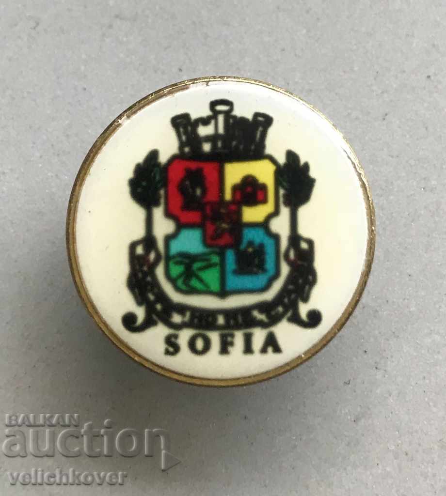 27251 Bulgaria sign coat of arms city of Sofia on pin