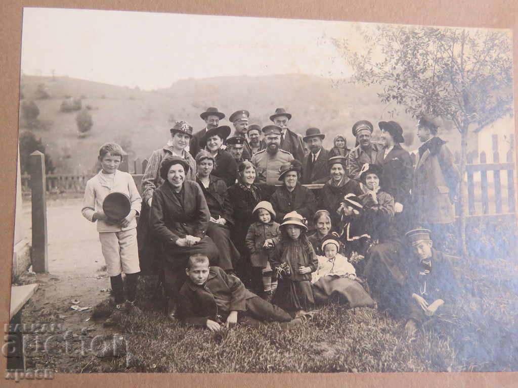 СТАРА ФОТОГРАФИЯ - КАРТОН - ГОЛЯМА - ГАРА ПЛАЧКОВЦИ - 0463