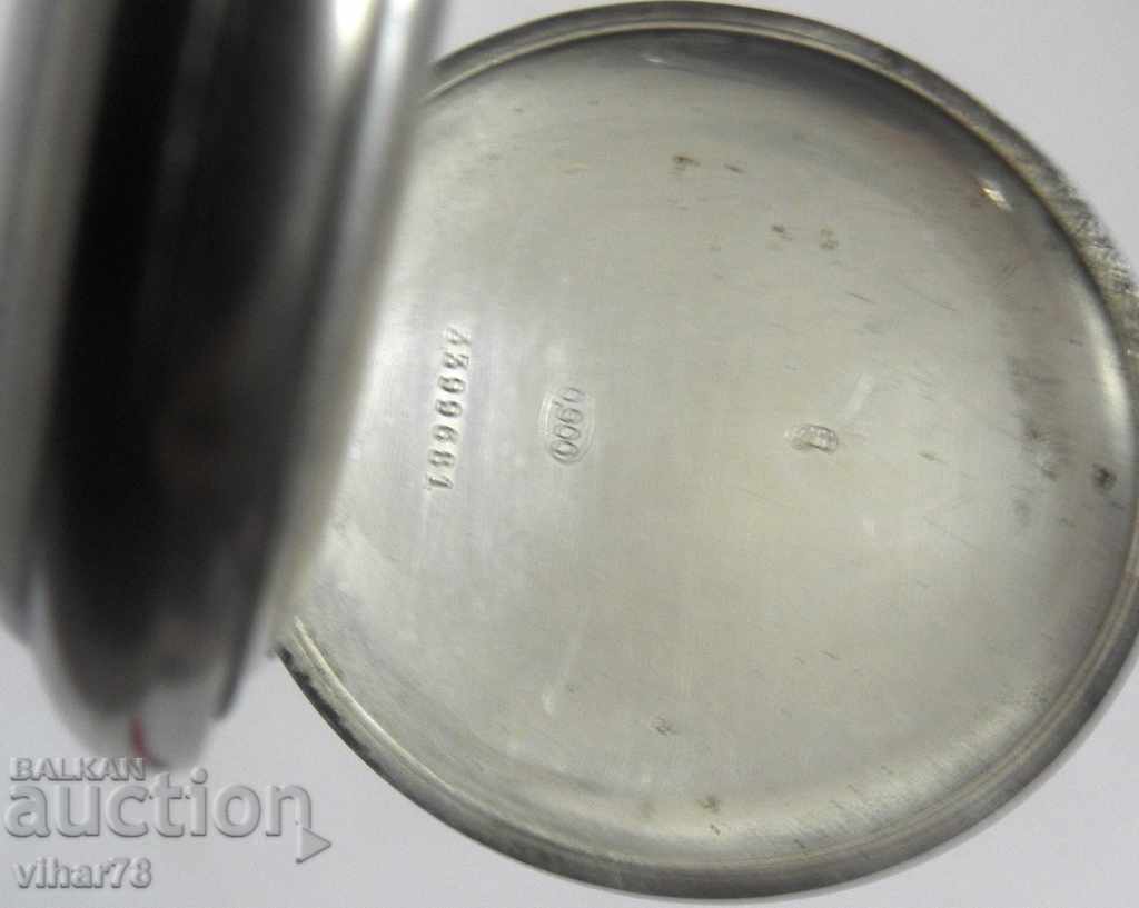 pocket silver watch -LONGIN-LONGINES-AWARDED-1918 - 6