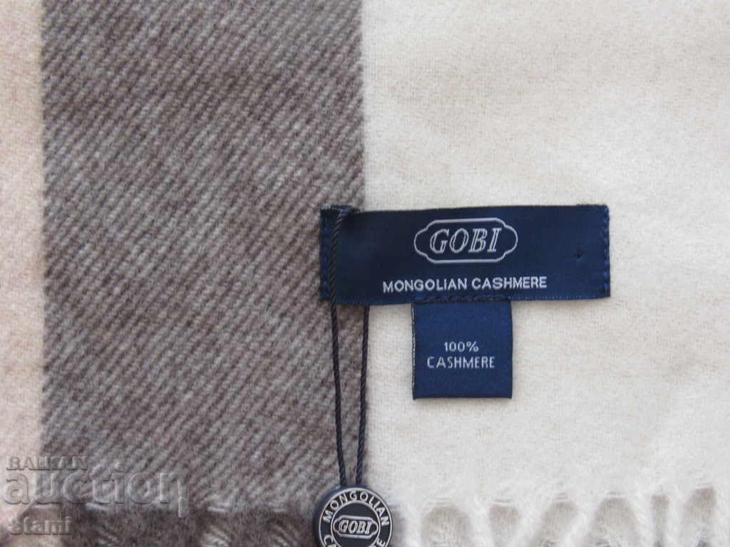 Auction  New GOBI cashmere scarf, Mongolia