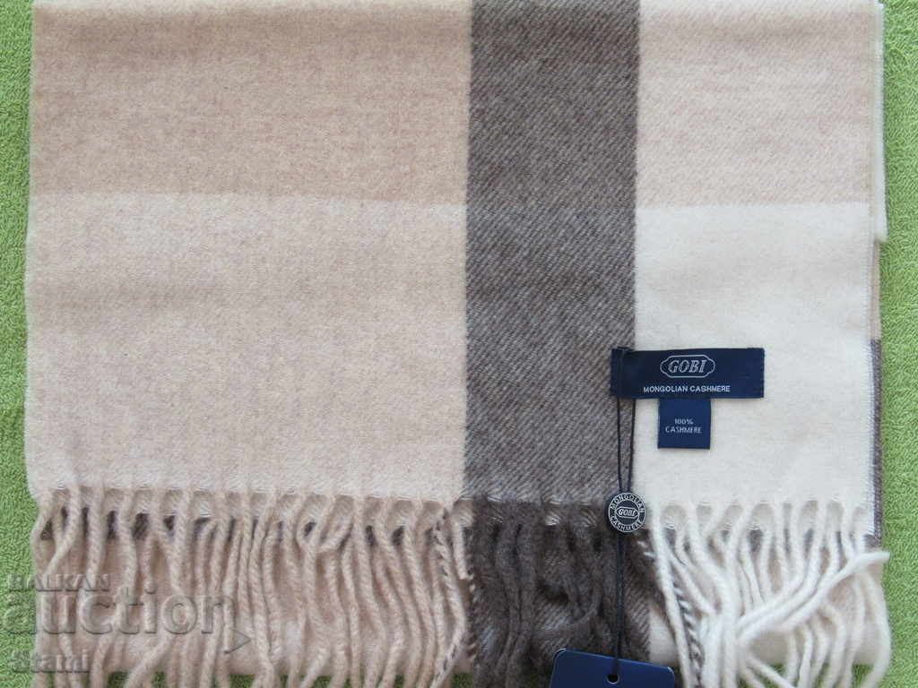 New GOBI cashmere scarf, Mongolia
